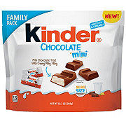Kinder Chocolate Mini Candy Bars - Family Pack