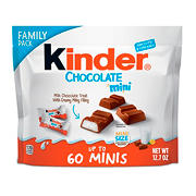 Kinder Chocolate Mini Candy Bars - Family Pack