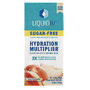 Liquid I.V. Sugar Free Hydration Multiplier Electrolyte Drink Mix White Peach