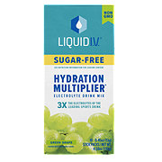 Liquid I.V. Hydration Multiplier Electrolyte Drink Mix Sugar Free Green Grape