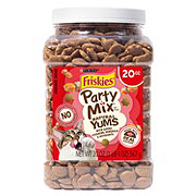 Friskies Purina Friskies Natural Cat Treats Party Mix Natural Yums With Real Salmon and Added Vitamins, Minerals and Nutrients