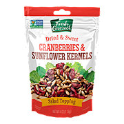 Fresh Gourmet Dried Sweet Cranberries & Sunflower Kernels
