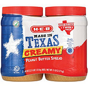 H-E-B Made in Texas Creamy Peanut Butter – Texas-Size Pack Twin Pack
