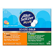 Alka-Seltzer Plus Severe Cold Powerfast Fizz Day & Night Tablets