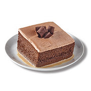 H-E-B Bakery Chocolate Tres Leches Cake Slice