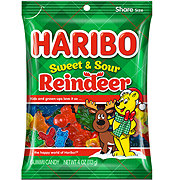 Haribo Sweet & Sour Reindeer Christmas Candy - Share Size