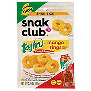 Snak Club Tajin Mango Rings Gummy Candy
