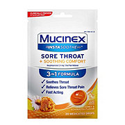 Mucinex Insta-Soothe Sore Throat + Soothing Comfort Drops - Honey & Echinacea 