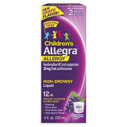 Allegra Children's Allergy 12 Hour Non-Drowsy Liquid - Grape