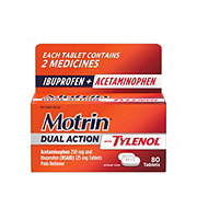 Motrin Dual Action With Tylenol Tablets