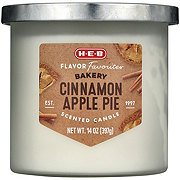 H-E-B Flavor Favorites Bakery Cinnamon Apple Pie Scented Candle