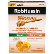 Robitussin Medi-Soothers Cough + Sore Throat Lozenges