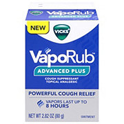Vicks VapoRub Advanced Plus Cough Suppressant