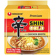Nongshim Shin Ramyun Gold Chicken Broth Noodle Soup