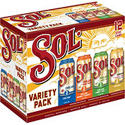 Sol Variety Pack Imported Beer 12 pk Cans