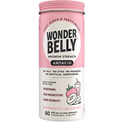 Wonderbelly Strawberry Milkshake Antacid Chewable Tablets