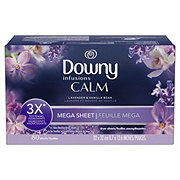 Downy Infusions Calm Fabric Softener Mega Dryer Sheets - Lavender & Vanilla