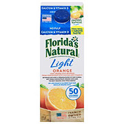 Florida's Natural Light Orange Juice No Pulp Calcium