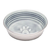 Loving Pets Medium Parisian Grey Pet Bowl