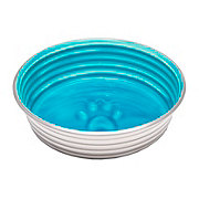 Loving Pets Small Parisian Seine Blue Pet Bowl