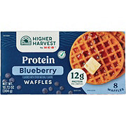 Higher Harvest by H-E-B 12g Protein Frozen Waffles – Blueberry