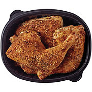 Meal Simple by H-E-B Chicken Leg Quarters – Garlic Herb (Sold Hot)