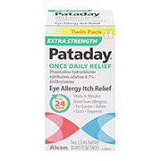 Pataday Extra Strength Once Daily Eye Allergy Itch Relief - Twin Pack