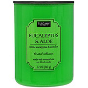 Tuscany Candle Eucalyptus & Aloe Scented Soy Candle