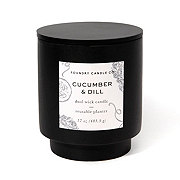 Foundry Candle Co. Cucumber & Dill Scented Dual Wick Candle
