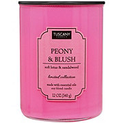 Tuscany Candle Peony & Blush Scented Soy Candle