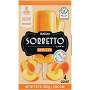 Italian Sorbetto by H-E-B Non-Dairy Frozen Dessert Bars - Apricot