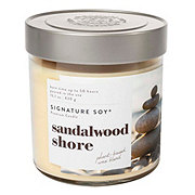 Signature Soy Sandalwood Shore Scented Candle