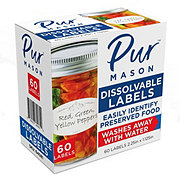 Pur Mason Dissolvable Jar Labels