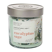 Signature Soy Eucalyptus Sage Scented Candle