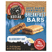 Kodiak Cakes 10g Protein Soft Baked Sandwich Breakfast Bars - Blueberry Oat