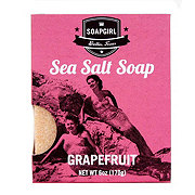 Soapgirl Sea Salt Soap Bar - Grapefruit