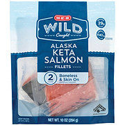 H-E-B Wild Caught Frozen Alaska Keta Salmon Fillets