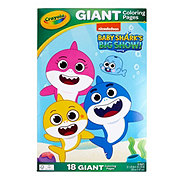 Crayola Baby Shark's Big Show Giant Coloring Pages