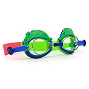 Aqua2ude Green Gator Kids Swim Goggles