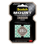 Scotch Mount Indoor Double-Sided Mounting Squares