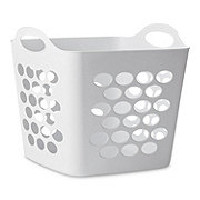 Starplast Square Flex Laundry Basket - White