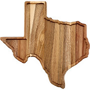 Destination Holiday Acacia Wood Texas Serving Board