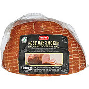 H-E-B Fully Cooked Boneless Hickory-Smoked Uncured Ham Steak - Shop ...