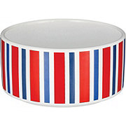 Destination Holiday Stackable Ceramic Ramekin - Patriotic Stripes