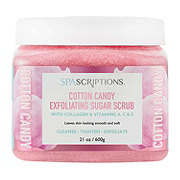 SpaScriptions Exfoliating Sugar Scrub - Cotton Candy