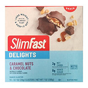 SlimFast Delights Snack Clusters - Caramel Nuts & Chocolate