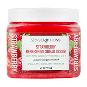 SpaScriptions Refreshing Sugar Scrub - Strawberry