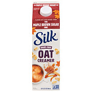 Silk Dairy-Free Oat Liquid Coffee Creamer - Maple Brown Sugar