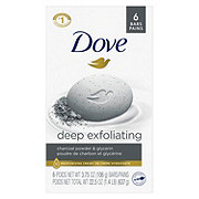 Dove Deep Exfoliating Bar Soap - Charcoal powder & glycerin