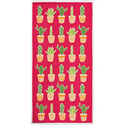 Destination Holiday All Over Succulents Beach Towel - Pink